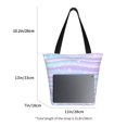 thumbnail image 3 of Easygdp Striped Gradient Bolso de Hombro para Mujer, Bolso Bandolera y Cartera de Mano Elegante para Uso Diario, 3 of 6