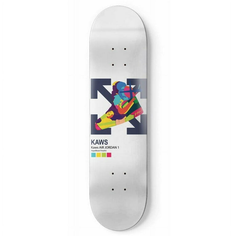 Kaws skateboard hot sale