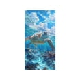 thumbnail image 2 of YiJuHui Turtle Beach Towel Large Microfiber Fast Drying Absorbent Oversized Sand Free Quick Dry Lightweight for Adults, Swimming, Surfing, Pool, Gym, Yoga, Travel, Picnic, Camping Outdoor Blanket, 2 of 6