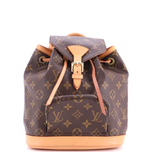 Pre-Owned Vintage Montsouris Backpack Monogram Canvas PM By Rebag