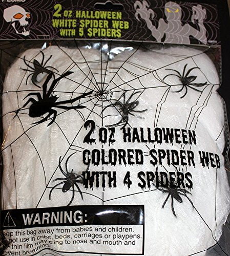 bag of plastic spiders