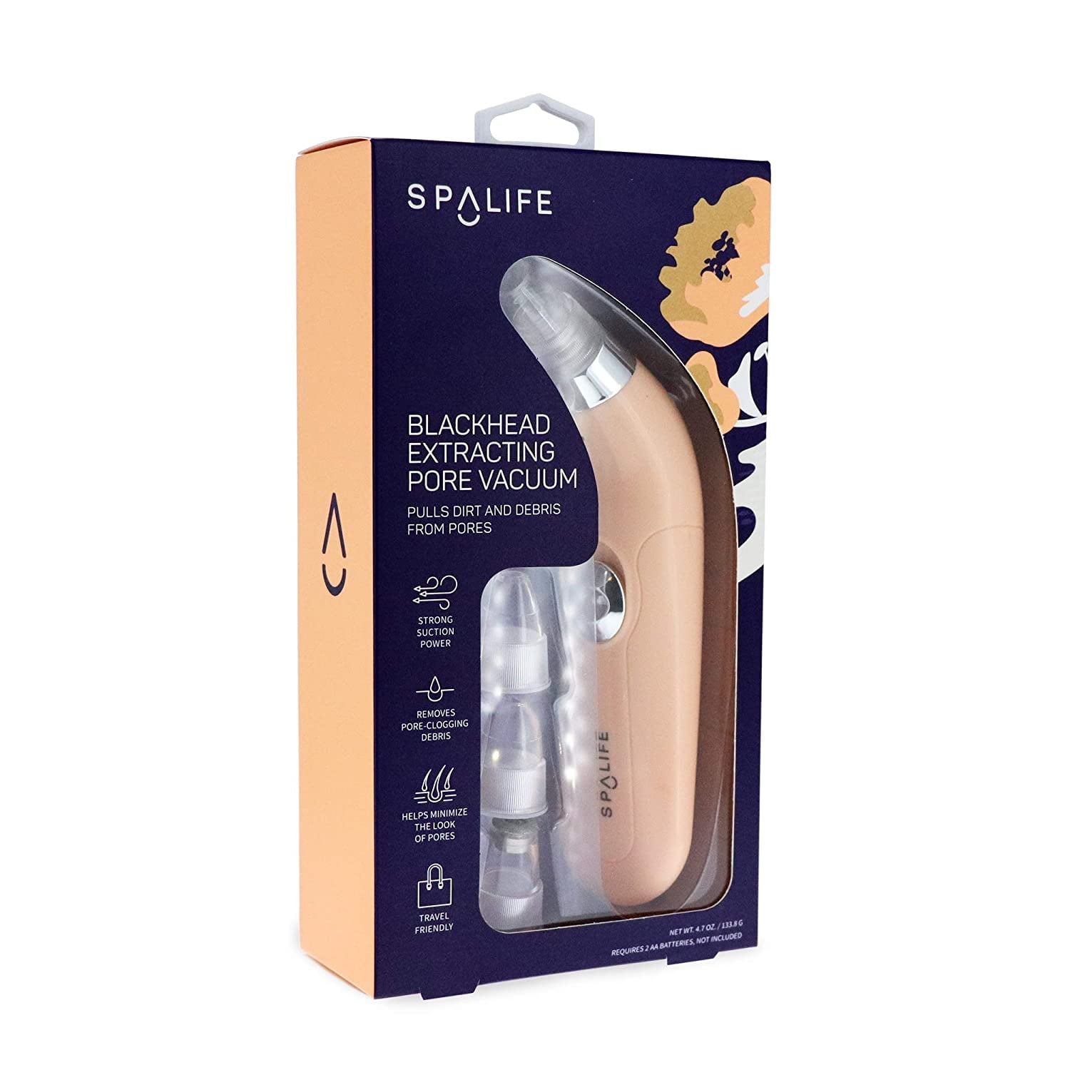 SpaLife Ultra Suction Electronic Plastic Blackhead Extracting Pore Vacuum