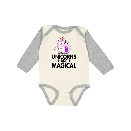 

Inktastic Unicorns are Magical Gift Baby Boy or Baby Girl Long Sleeve Bodysuit