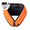 Orange, variant on Men's Cooling Collar Casual Cooling Neck Gaiter Reusable Ice Neck Wrap for Hot Weather Dark Blue