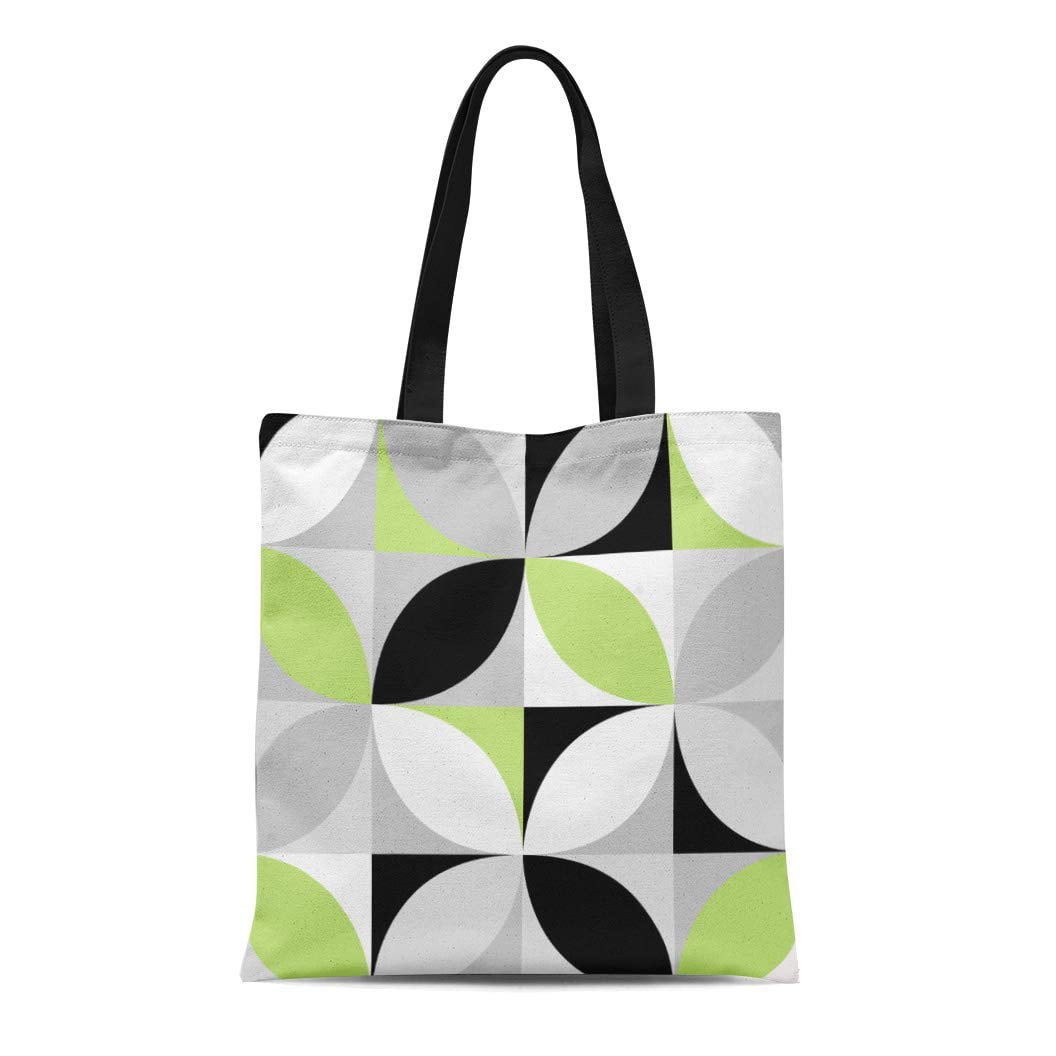 AYA Grocery tote bag market tote cloth bag, reusable grocery bag grey and white Greek key cotton