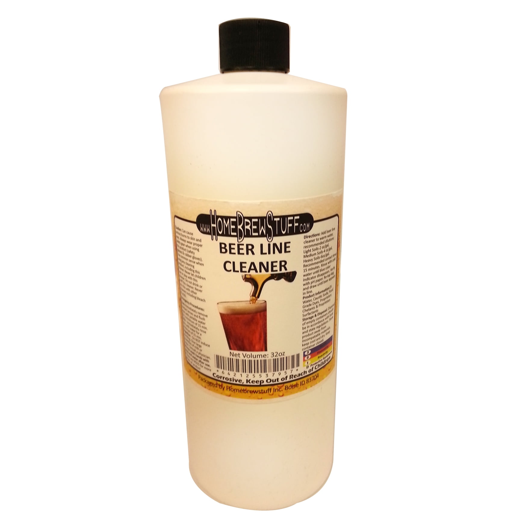 32oz Concentrated Draft Beer Line Cleaner Solution Commercial