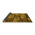 thumbnail image 2 of Ahgly Company Indoor Square Abstract Yellow Modern Area Rugs, 5' Square, 2 of 4