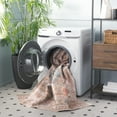 thumbnail image 4 of SAFAVIEH Arizona Wilmer Medallion Polyester Area Rug, Sage/Rust, 8' x 10', 4 of 13