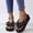 Black, variant on BONIXOOM Sandals Women Clearance Fall None Platform Casual Fashion Shoes for Women Khaki Size 7.5