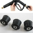 thumbnail image 2 of High Pressure Washer Adapter, Hose Adapter Quick Connect, Brass M22 Washer Gun Hose Pipe Convert Tool(M22 Fitting Hose Connector), 2 of 8