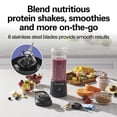 thumbnail image 4 of Hamilton Beach Blend Now Portable Personal Blender for Smoothies with Travel Lid, 16 oz, Black, 4 of 13