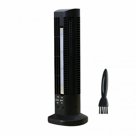 HIBIBUD 2026 New 13" Tower Fan That Blow Cold Air, Air Circulator Fan, Personal Table Fan, 2 Speeds, Night Light, Usb Rechargeable Bladeless Standing Fan for Home, Office, Indoor