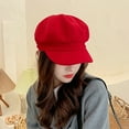 thumbnail image 3 of Happy Date Women Beret Newsboy Hat French Wool Cap Classic Autumn Spring Winter Hats, 3 of 7