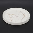 thumbnail image 4 of 2X 20cm Gold White Marble Ceramic Dish Porcelain Cutlery Set Kitchen Table European Decorative Dessert Steak Plate, 4 of 8
