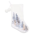 thumbnail image 1 of Christmas Socks Pocket Hanging Xmas Tree Ornament 2021 Snowflake Embroidery Pattern New Year Kids Candy Bag, 1 of 5