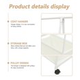 thumbnail image 4 of Clothing Drying Rack Garment Rack Home Use Metal White Drying 1Pack, 4 of 4