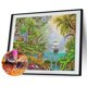 thumbnail image 1 of Cuadros Decorativos Kit de imagen de diamantes de imitación de taladro redondo completo de bosque de pintura de diamante (yh058) Ehuebsd embutido en tela, 1 of 1