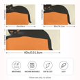 thumbnail image 2 of Yayeee Pillowcase Standard Size Set of 2 Satin Wrinkle Resistant Pillow Case, Black Cat Orange Ball, 2 of 7