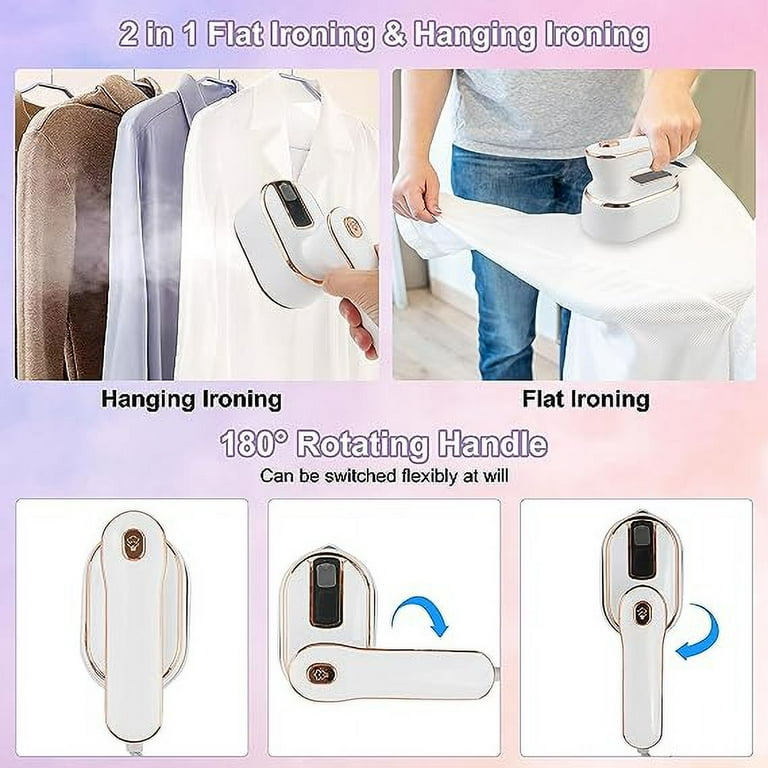 Portable flat 2024 iron for clothes