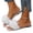 White, variant on Women's Flower Flat Sandals Floral Slip on Dressy Cute Vacation Slides Sandal 2026