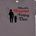 thumbnail image 4 of Inktastic World's Greatest Fishing Duo Boys or Girls Toddler T-Shirt, 4 of 5
