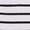 Winter White/Black Stripe, variant on Women’s Plus Dropped Shoulder Top with Elbow Length Puff Sleeves, Sizes 0X-5X