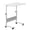 White, variant on Hassch Adjustable Height Mobile Laptop Desk, 31.5-Inch Rolling Computer Desk with Lockable Wheels, Easy to Assemble & Move, White