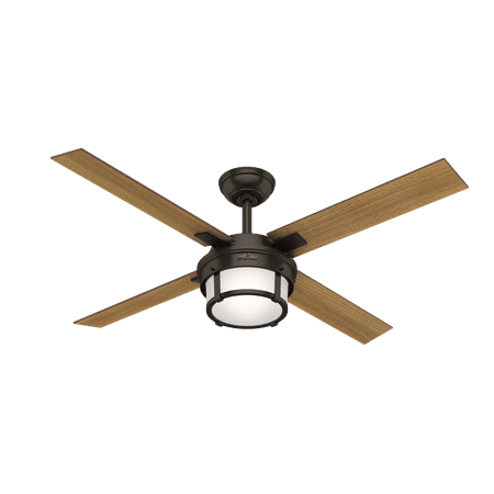 Hunter 52 Maybeck Premier Bronze Ceiling Fan With Light Kit