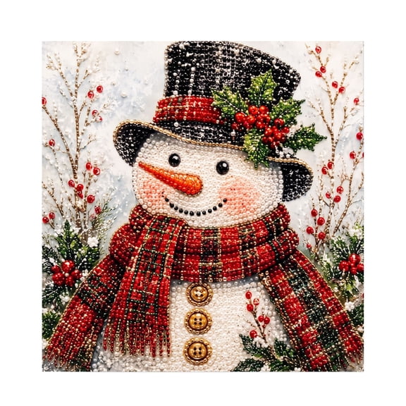 Christmas Pearl Art DIY Kit, Holiday Pearl Painting Craft Set, Bead Art Home Decor Project, Creative Handmade Decoration Gift for Adults Beginners