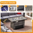 thumbnail image 6 of Sunmthink 8 Pieces Steel Worry-Free Purchase Outdoor Conversation Sets, Gray, 6 of 7