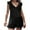 Women's Plus Size Swimsuits Black, variant on Women's Plus Size Swimsuits, One Piece Swimsuit with Short - Women Boyleg with Pockets Modest Bathing Suit Ruffle V Neck Swimwear with Pockets L-3XL