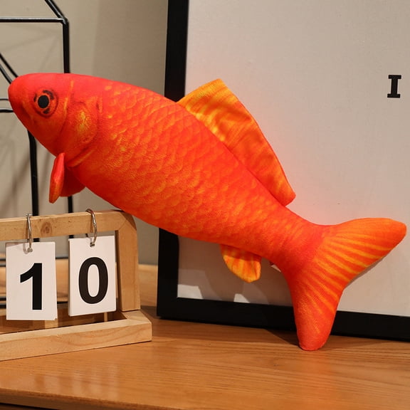 23.6in Red Koi Stuffed Animal Plush Toy , Toy Pillow for Christmas, Birthday Gift，Sofa Bed Home Decoration