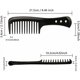 thumbnail image 2 of Peine de dientes anchos Cepillo para el cabello Peine ancho Peine de barbero maestro Peine de peluquería Peine antiestático resistente al calor Reduce la rotura del cabello para cabello largo mojado, 2 of 5