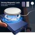 thumbnail image 2 of Dteck Magnetic Case for Samsung Galaxy Z Fold 6, Compatible with MagSafe 360° Rotating Magnetic Ring Kickstand Phone Case Slim Hard PC Protective Cover for Galaxy Z Fold 6 5G,Royalblue, 2 of 11