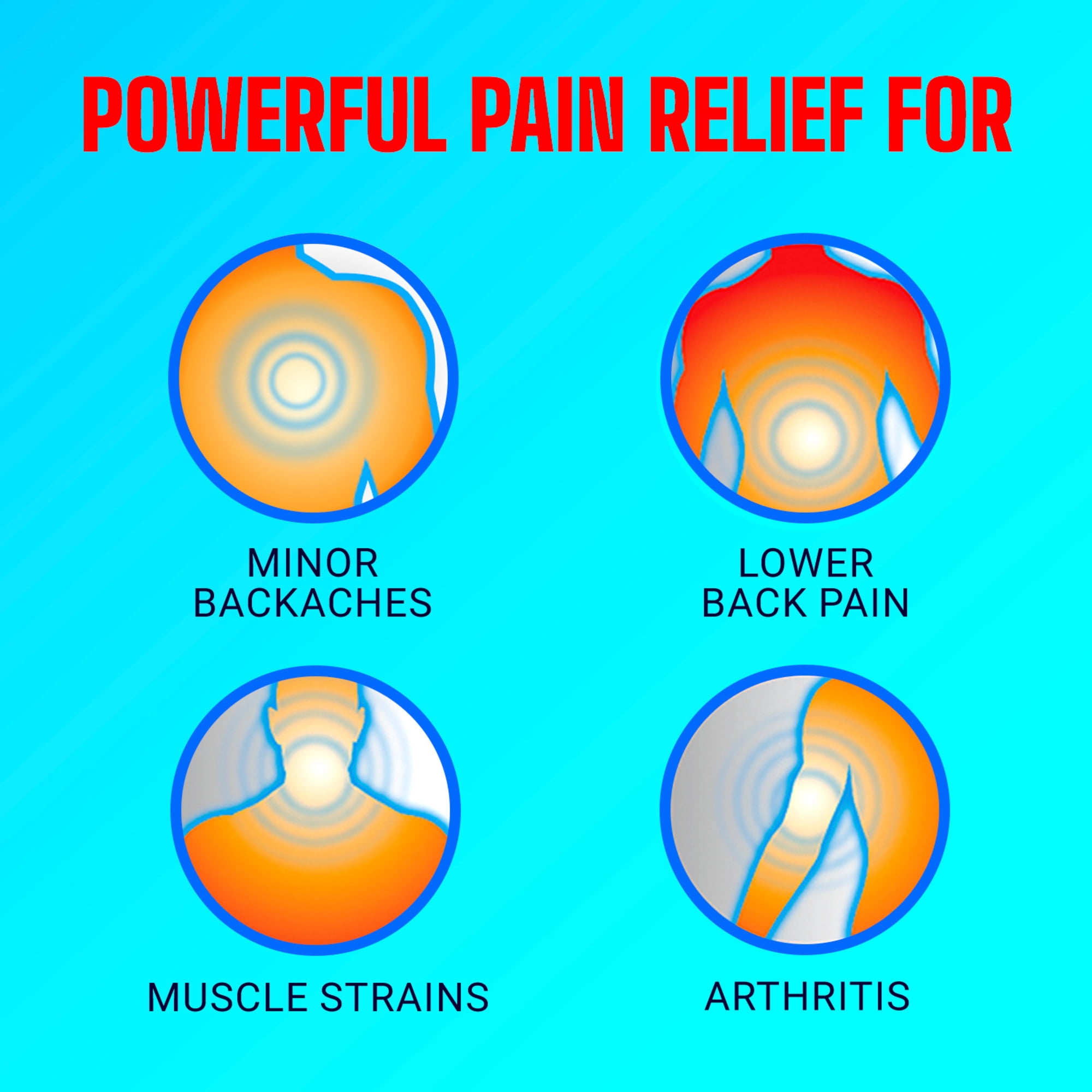 Icy Hot Original Pain Relief Patch, Large Size Comfortable Fabric Patches With Menthol 5%, Ice and Heat Contrast Therapy for Backaches, Joints, Muscle Strains and Arthritis, 5 ct.