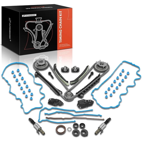 A-Premium Engine Timing Chain Kit with VVT Sprocket Compatible with Ford F-150 04-10, F-250/F-350 Super Duty 05-10, Expedition 05-14 & Lincoln Mark LT 06-08, Navigator 05-14 - SOHC V8 5.4L