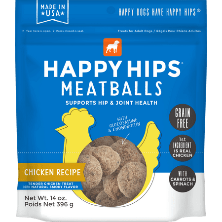 Happy Hips Meatballs Grain-Free Chicken - 14 oz.