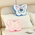 thumbnail image 7 of SLYNSHome Butterflies Shaped Throw Pillow Blue Butterfly Throw Cushion for Couch Soft Plush Pillows for Spring Home Farmhouse Bedroom Living Room Decor, 7 of 7