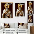 thumbnail image 4 of Designart "Priest In Golden Robes III" Religious Portrait Floater Framed Canvas Prints, 4 of 5