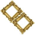 thumbnail image 3 of HONMEET Vintage Style Resin Photo Frames 2pcs Set for Jewelry Display and Photography Props, 3 of 9
