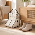 thumbnail image 4 of TACILIP Shoe Storage, 1PC Non-Woven Fabric Boots Storage Organizer Bag Short And Tall Two Sizes Dirt Proof Boot Cover With Visual Window And Carry Handle For Closets Storage Travel Use, Womens Gifts, 4 of 6