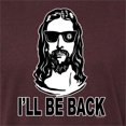 thumbnail image 5 of Wild Bobby Jesus: Ill Be Back Inspirational/Christian Men Premium Tri Blend Tee, Cardinal, Small, 5 of 5