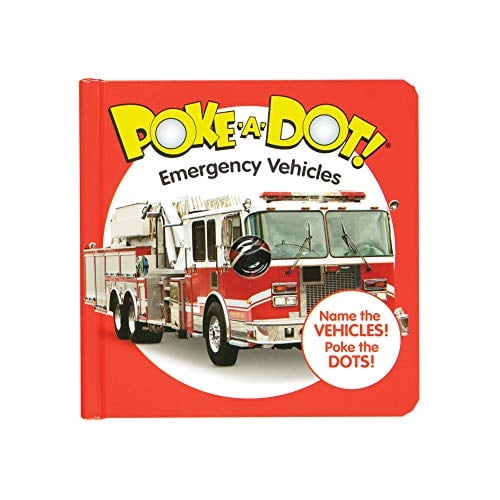 Reserve los vehículos de emergencia Poke-a-dot de Melissa & Doug
