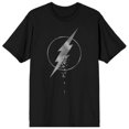 thumbnail image 1 of DC Comics The Flash Speedster Zoom T-Shirt Noir, 1 of 2