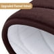 thumbnail image 2 of Alfombra de baño Buganda, espuma viscoelástica, 44 x 24 cm, extra suave, color marrón, 2 of 8