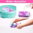 thumbnail image 5 of BUTORY 5Pcs Hair Towel Wrap Stong Absorbent Hair Drying Towel with Button Soft Comfortable Hair Turban Colorful Cute Hair Towel Absorbent Towel for Women Girls Children, 5 of 10