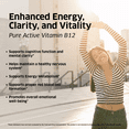 thumbnail image 4 of Orzax Vitamin B12 5000 mcg Methylcobalamin for Memory, Vegan, Mood, Cardiovascular and Energy Supplement - Cherry Flavored - 120 Sublingual Tablets, 4 of 7