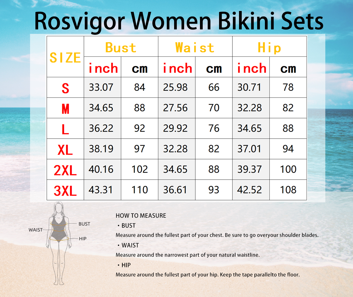 Rosvigor Women's Color-Block High-Waisted Bikini Set photo 7