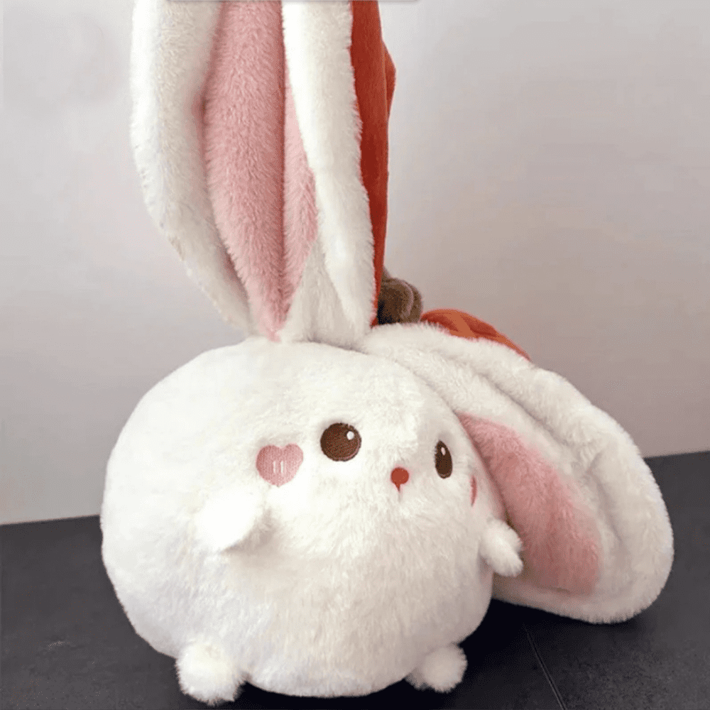 Persimmon Rabbit Plush Toy 10 Inches, Soft Persimmon Rabbit Stuffed Animals Plush Toys, Soft Persimmon Rabbit Plush Toy for Girls Boys, Perfect Persimmon Rabbit Gifts for Women