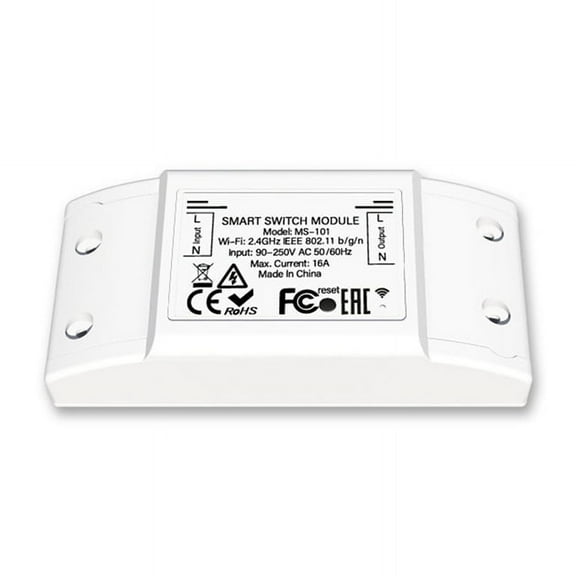 16A Bluetooth Smart Switch Industrial-Grade High-Power Switch Tuya Smart Home Wireless Control Relay Breaker,1 * Bluetooth switch,White